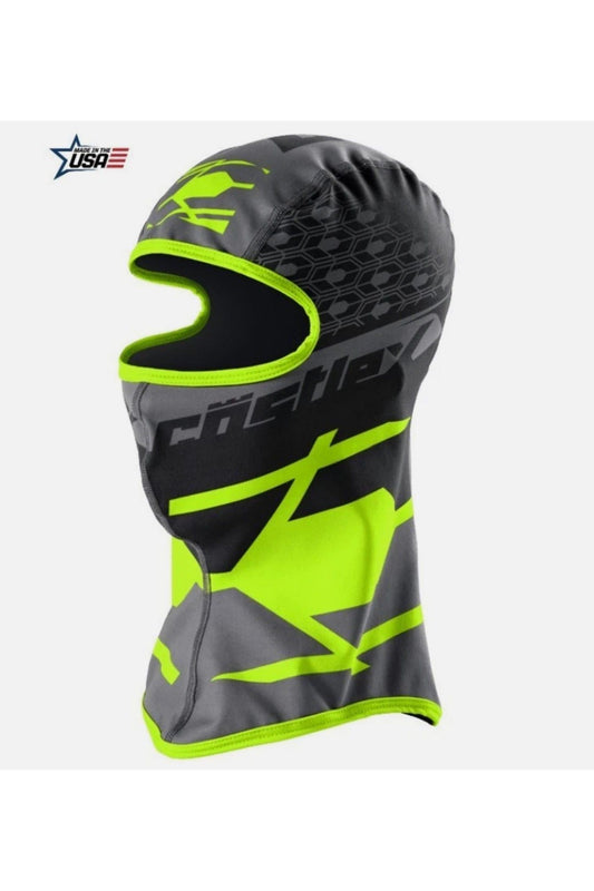 Castle X Icon HiVis Snowmobile Facemask Balaclava Fits Helmet Size S-XL 77-130C