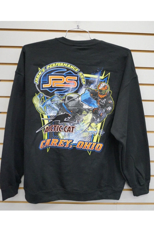 John's Performance Shop Arctic Cat Snowmobile JPS Logo Sweatshirt JPSBKSW