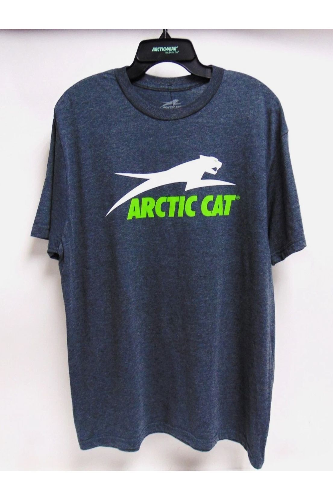 OEM Men's Arctic Cat Snowmobile Classic Jumpy Cat Gray T-Shirt L 5314-220