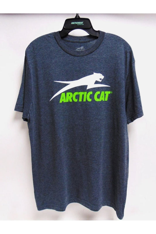 OEM Men's Arctic Cat Snowmobile Classic Jumpy Cat Gray T-Shirt L 5314-220