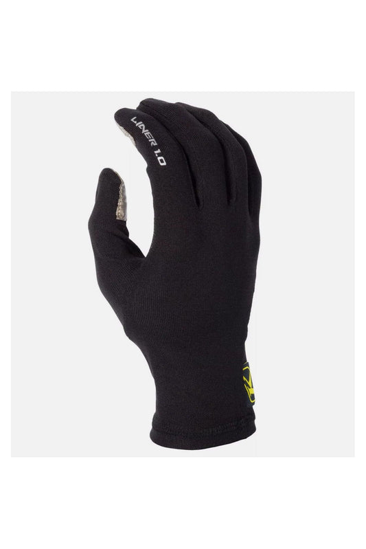 Klim Men's Snowmobile Glove Liner 1.0 Black 218-000-XXX-000