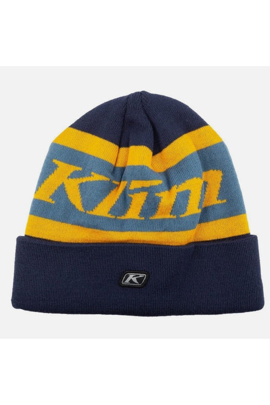 Klim Adult Snowmobile Belmont Point Beanie Blue Saffron 6730-000-000-297