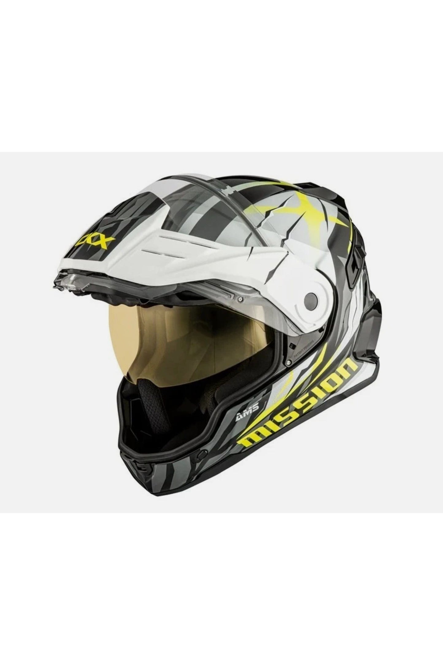 New White Lime CKX Mission Snowmobile Helmet w/ Heated Shield L XL 2XL 3XL 51695