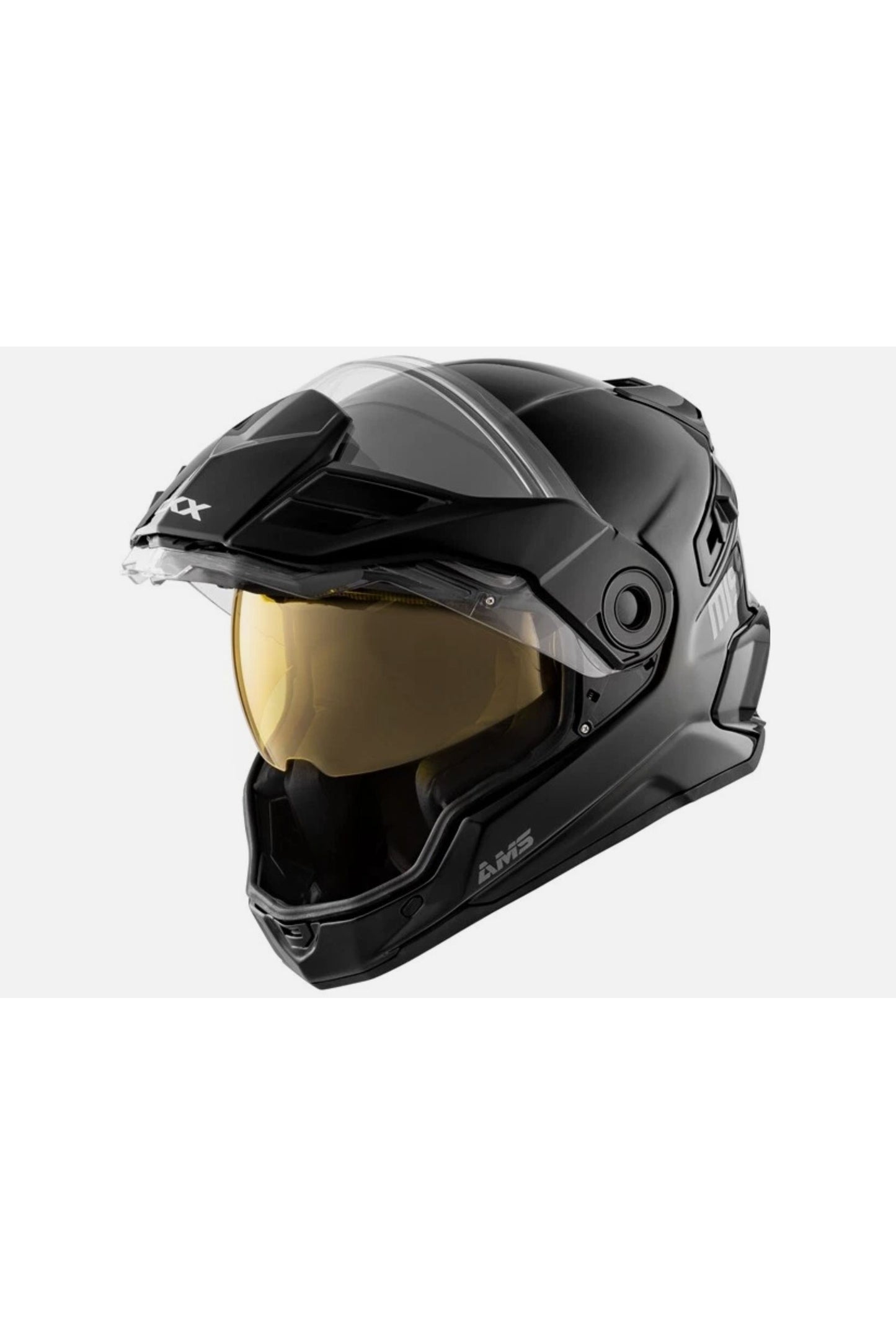 CKX Mission AMS Glossy Black Snowmobile Helmet w/ Heated Shield 51240