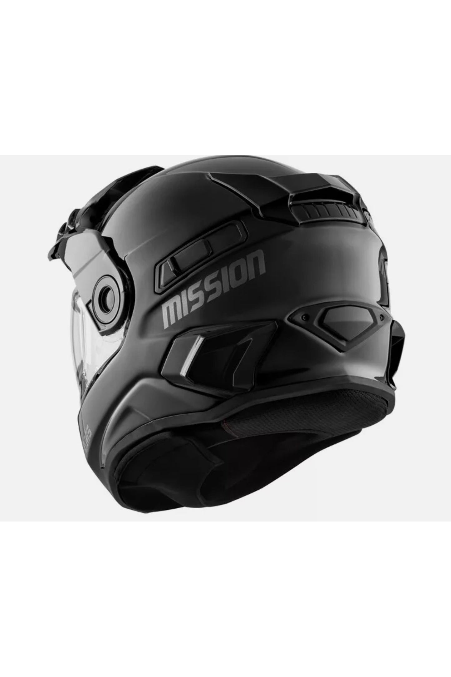 CKX Mission AMS Glossy Black Snowmobile Helmet w/ Heated Shield 51240