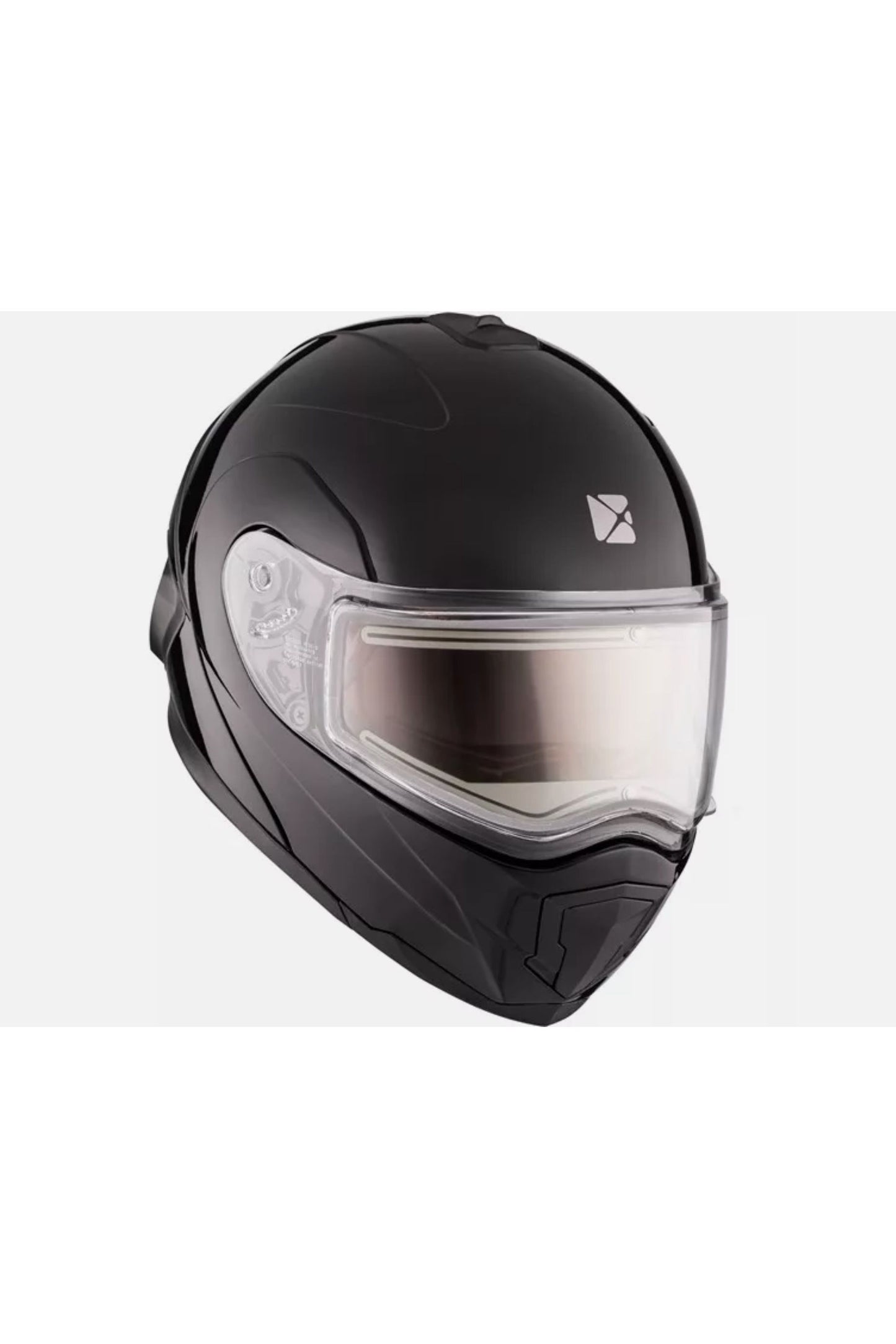 CKX Tranz AMS Gloss Black Modular Snowmobile Heated Helmet 51259