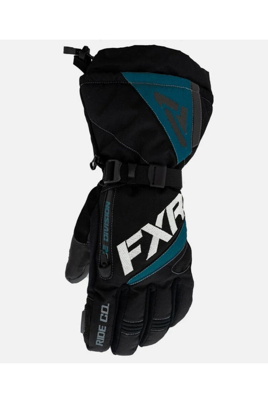 FXR Women's Fusion Snowmobile Gloves Ocean Blue 220833-1048