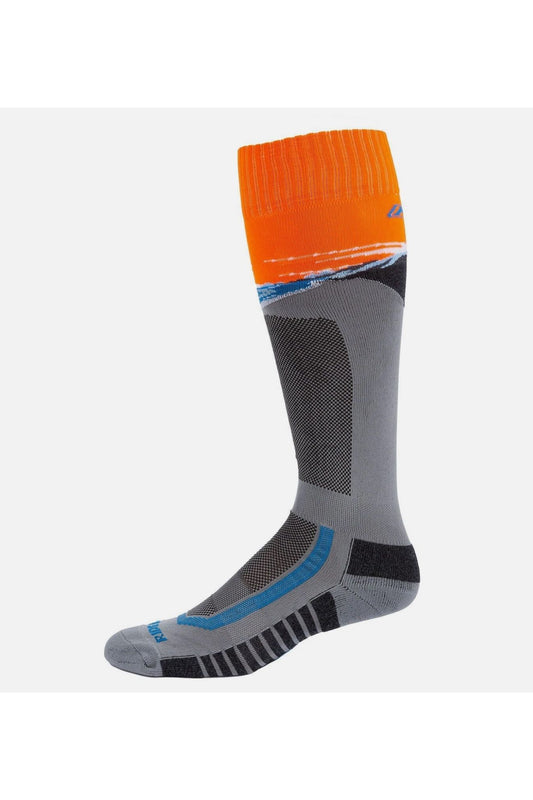 Men's Klim Snowmobile Aggressor Vented Socks Orange L XL 6004-003-140-100