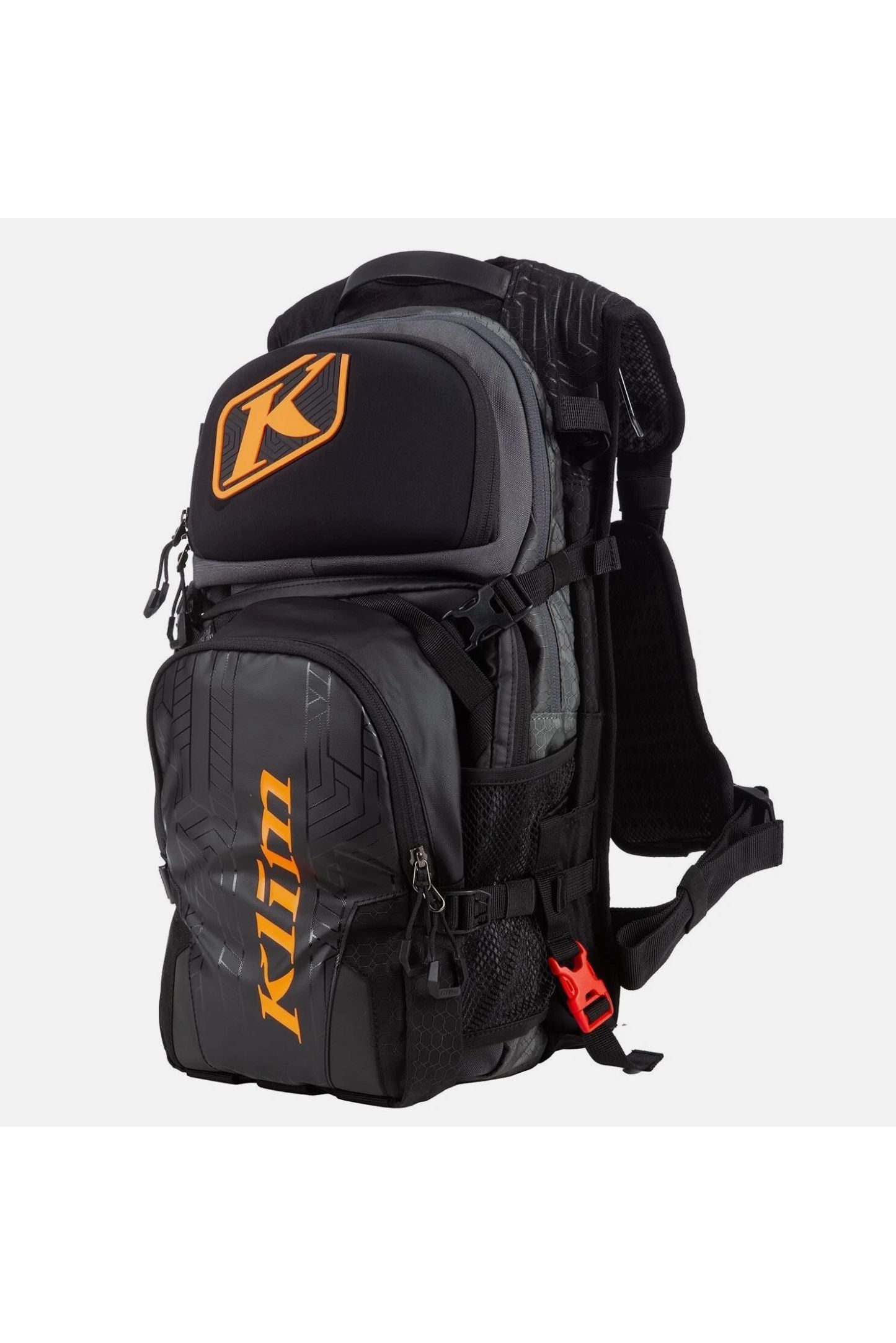 Klim Snowmobile Nac Pak Backpack Asphalt Strike Orange 3319-005-000-623