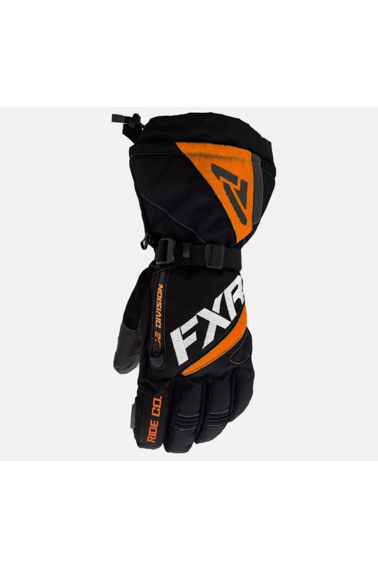 FXR Men's Fuel Snowmobile Gloves Orange 220810-1030