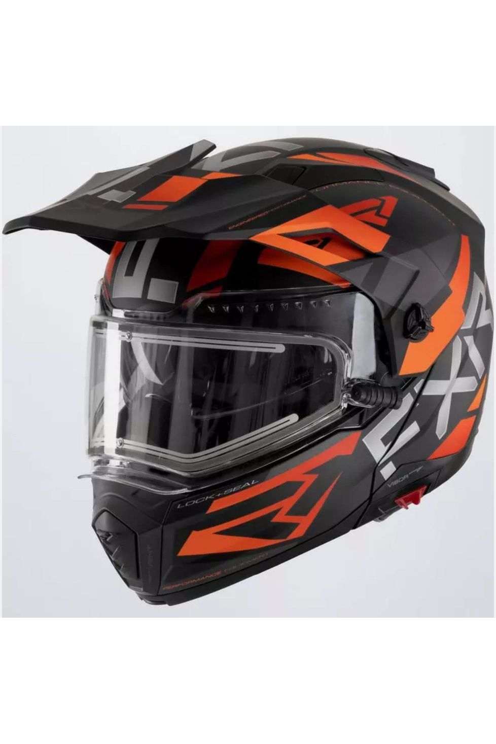 FXR Maverick X Modular Heated Snowmobile Helmet Orange 220623-1030