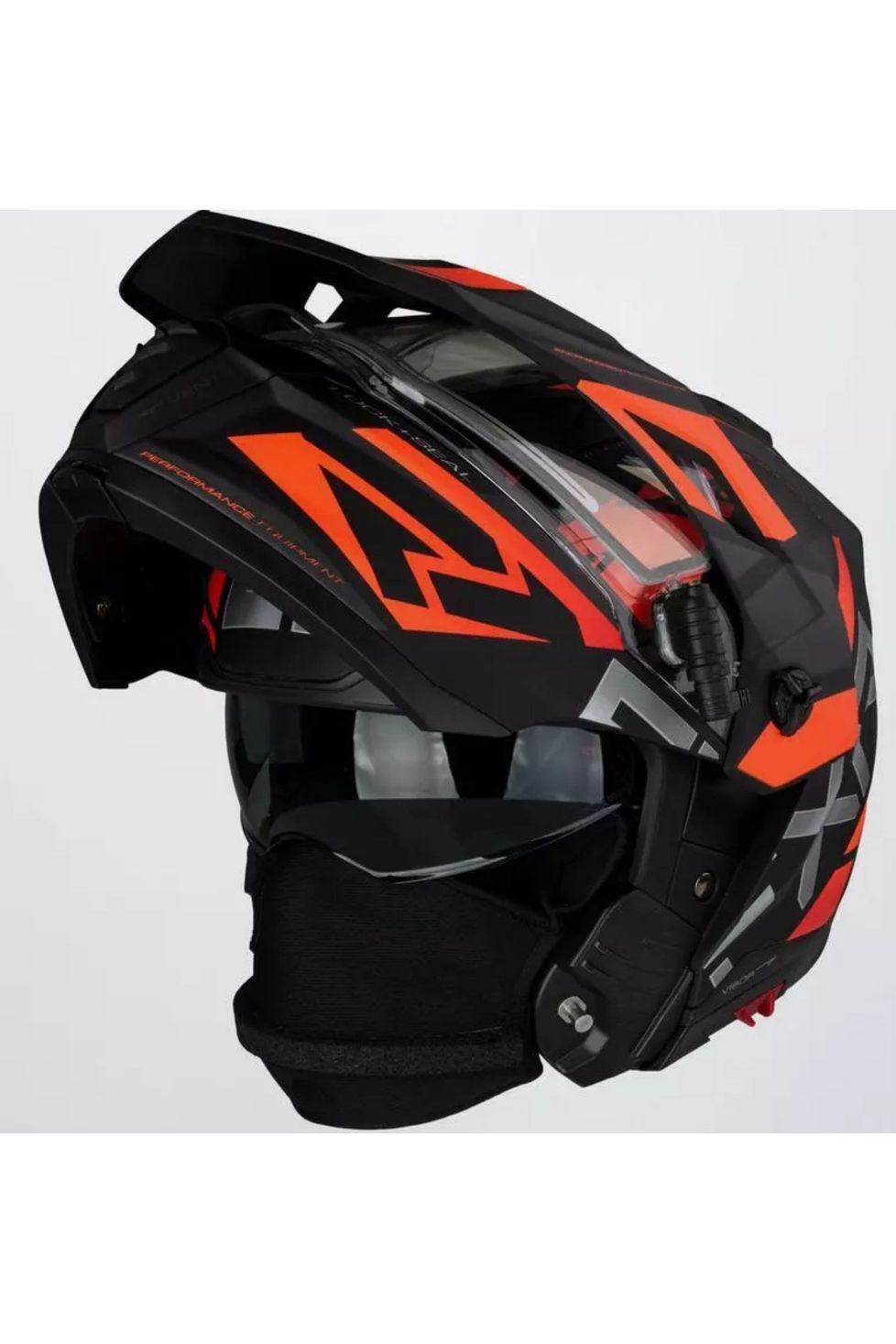 FXR Maverick X Modular Heated Snowmobile Helmet Orange 220623-1030