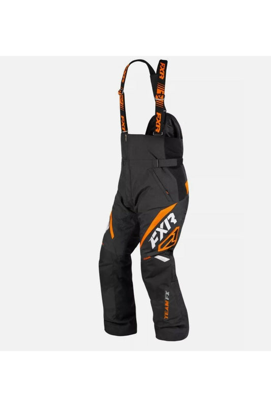 FXR Men's Team FX Snowmobile Pants Bibs Orange 220100-1030