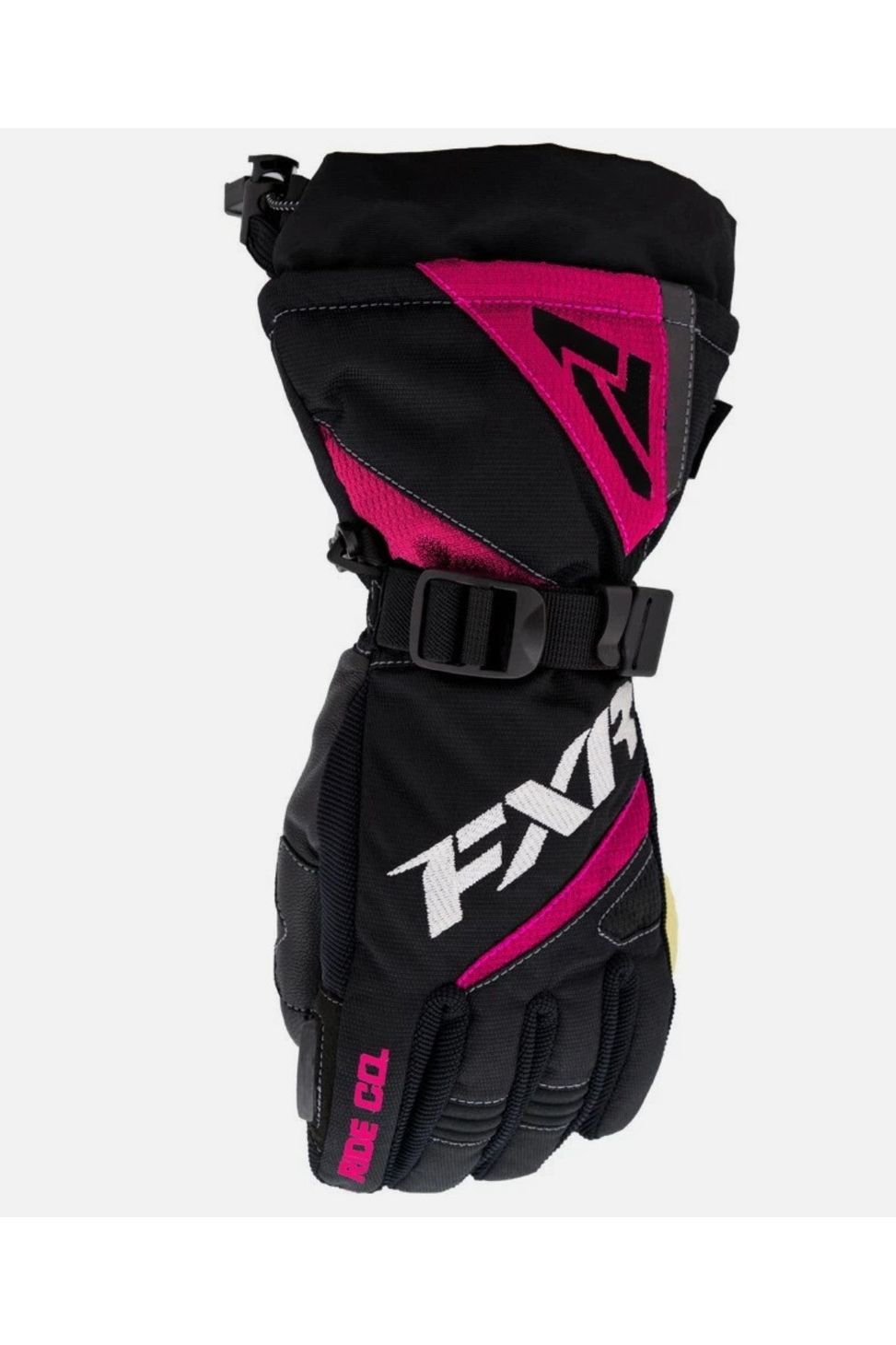 FXR Children's Snowmobile Helix Race Gloves Fuchsia Pink 220840-1090