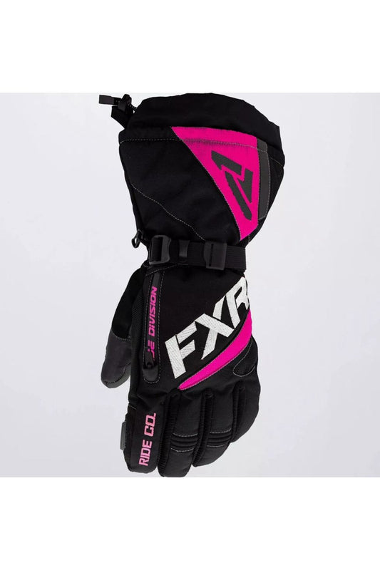 FXR Women's Fusion Snowmobile Gloves Fuchsia Pink 220833-1090