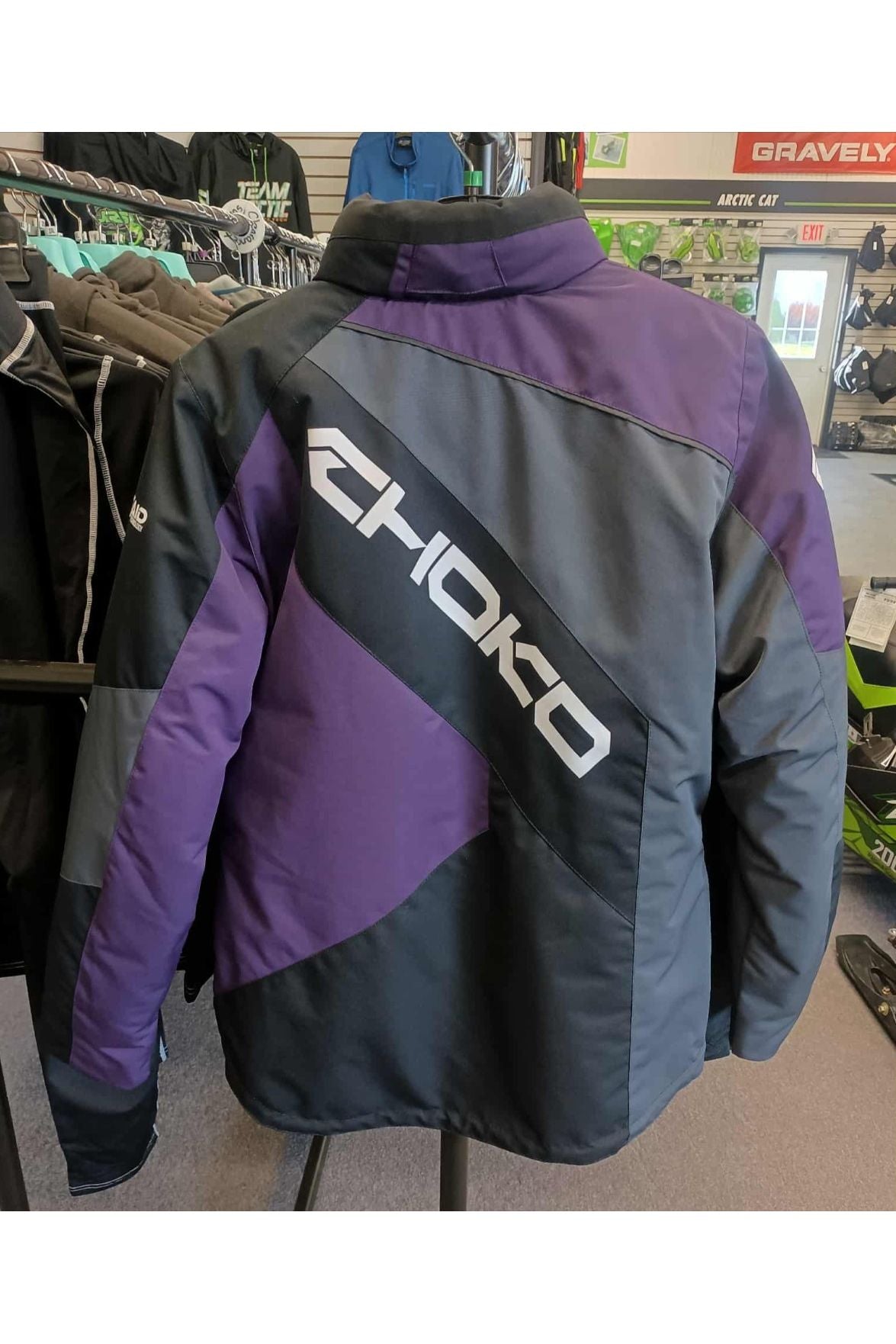 Women's Choko Quantum Snowmobile Jacket Plum Purple M 181121 3DK