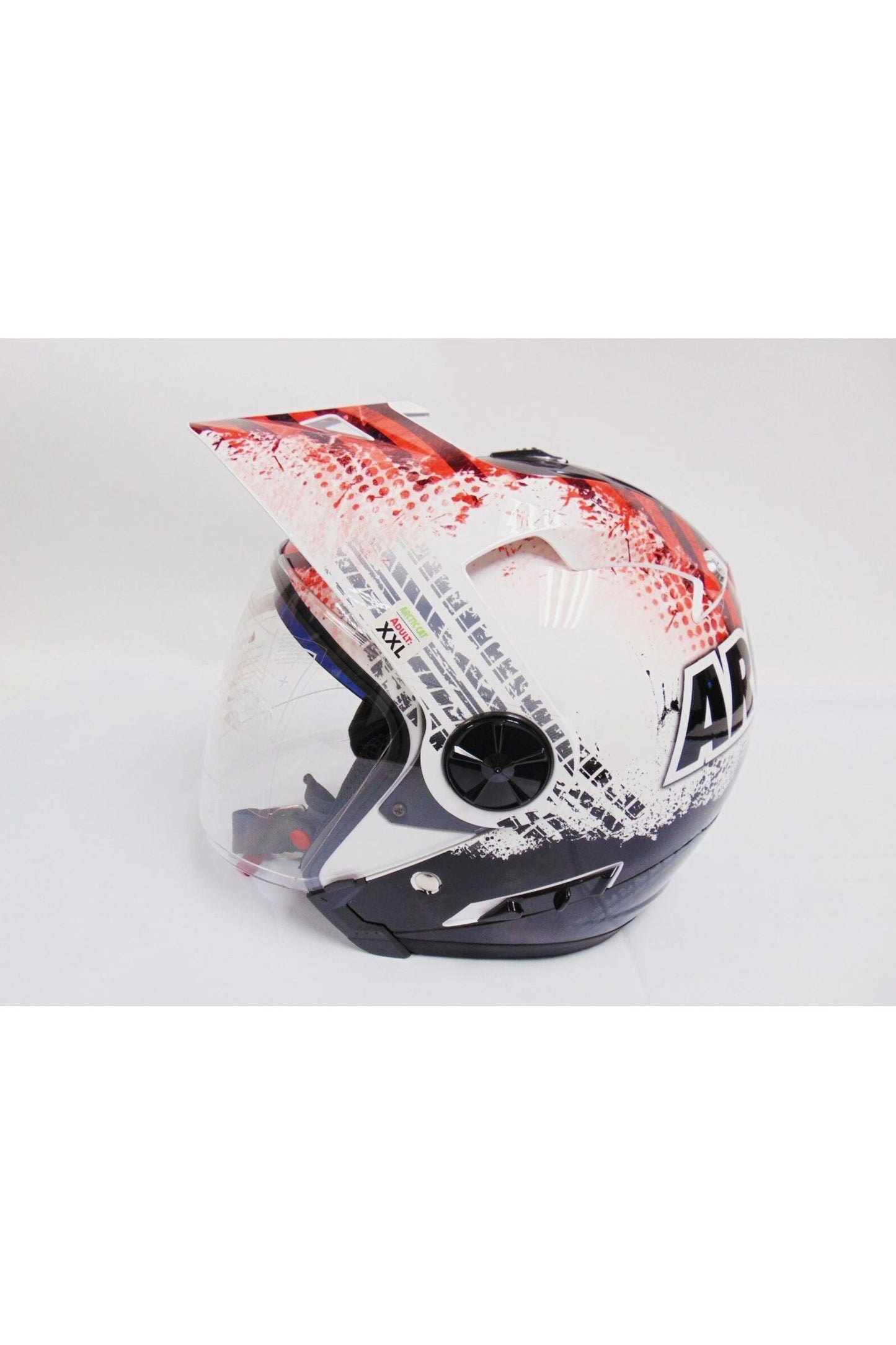 OEM Arctic Cat Open Face ATV Red Helmet 5278-03
