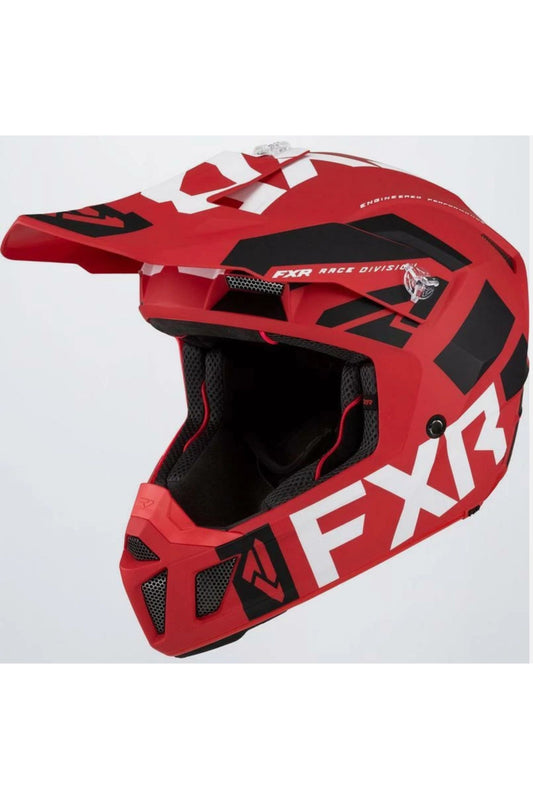 FXR Clutch Evo LE Snowmobile Helmet Red 220614-2001-10