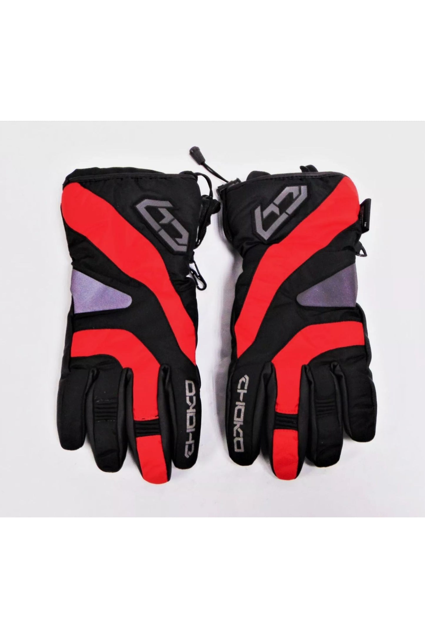 Choko Junior's Red Snowmobile Gloves XS S M L XL (8-18) 225251 10
