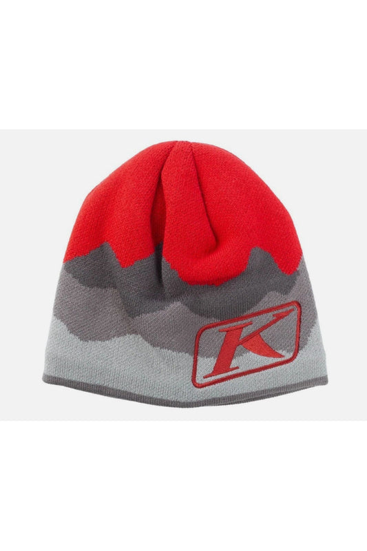 New Adult Klim Chili Pepper Red & Gray Snowmobile Beanie 3133-003-000-125