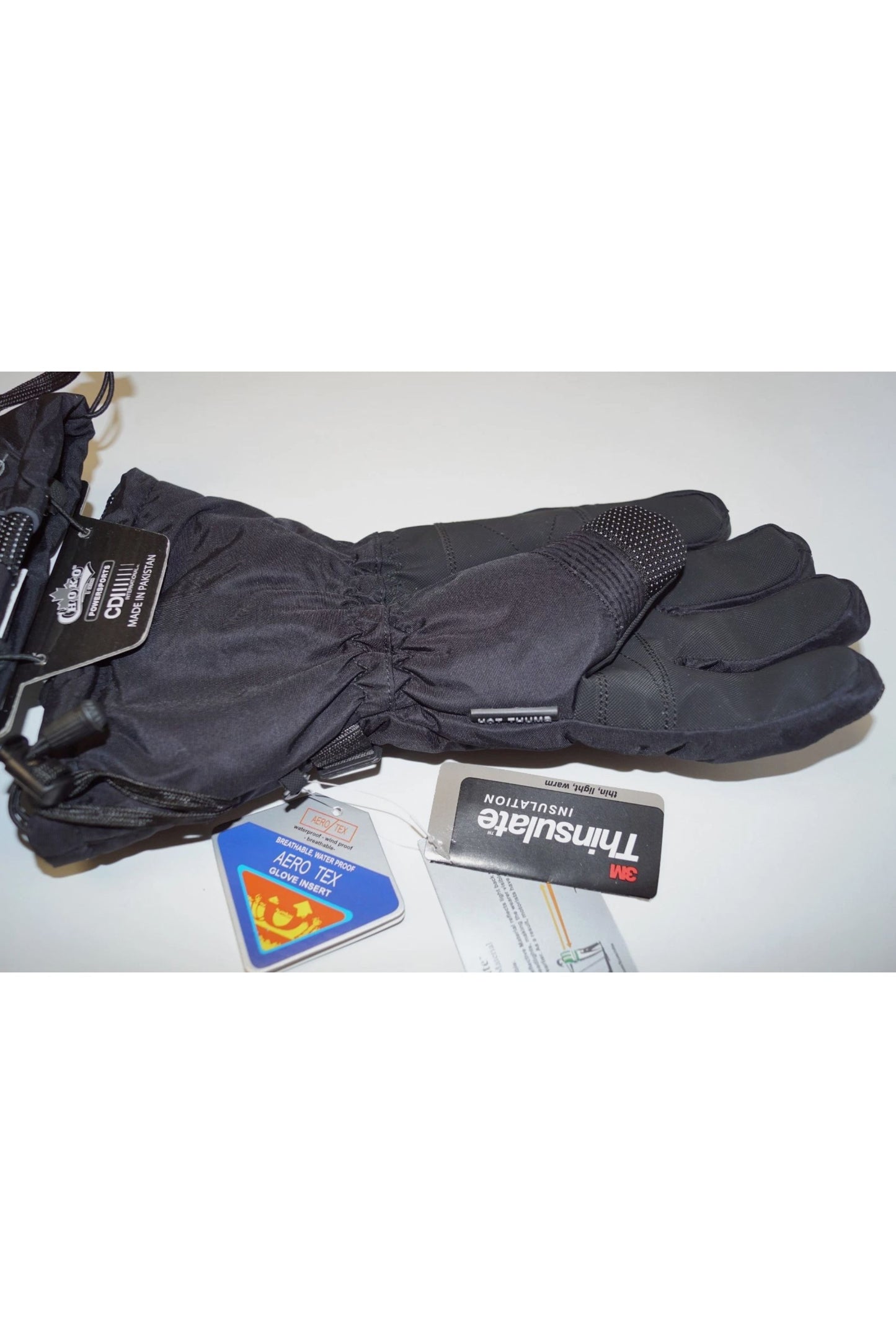 Choko Storm Nylon Snowmobile Gloves with Removable Liner 225809