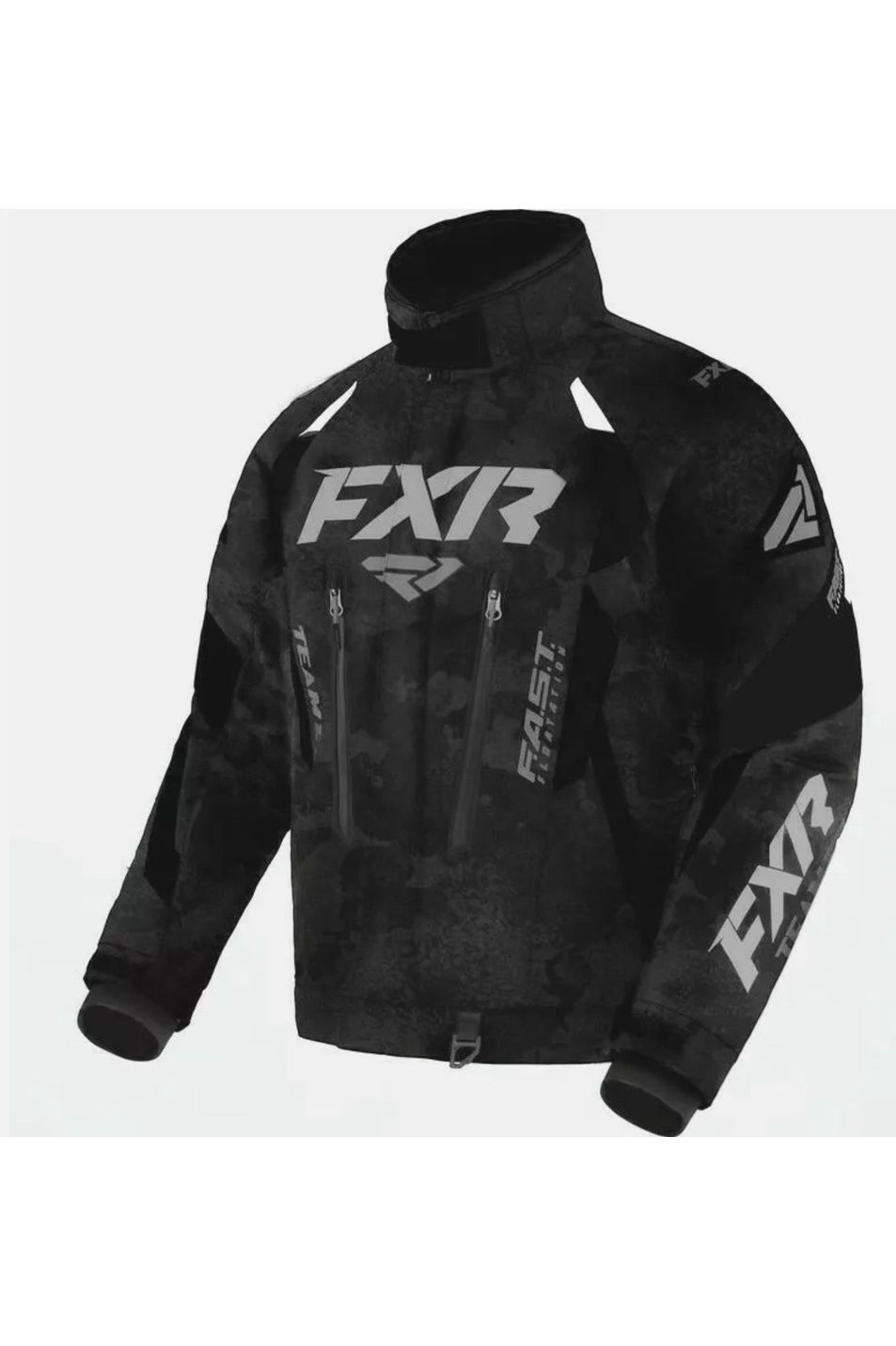 Men's FXR Team FX Snowmobile Jacket Black Camo 220004-1200