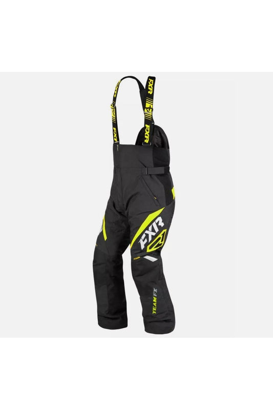 FXR Men's Team FX Snowmobile Pants Bibs Hi Vis 220100-1065