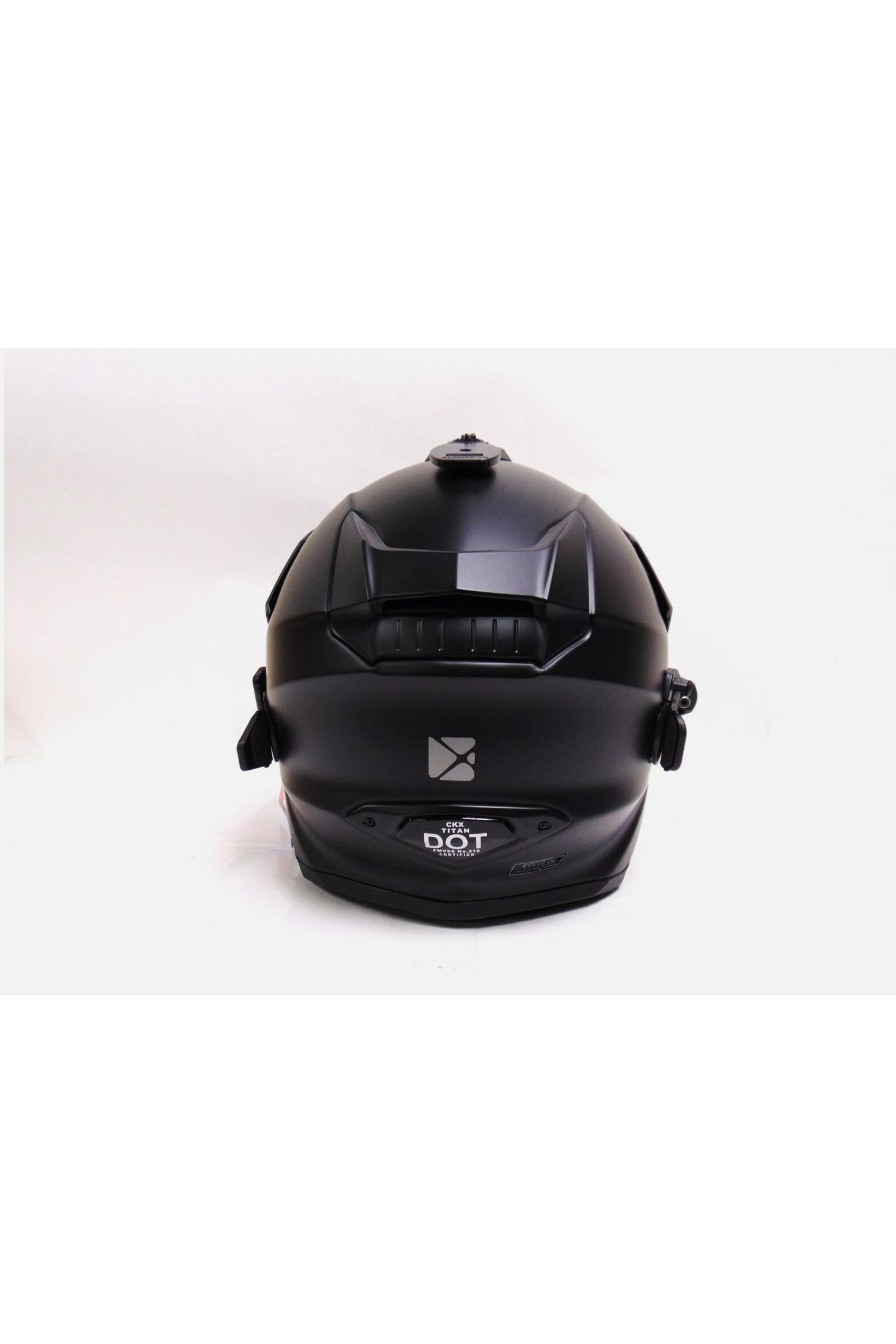 CKX Titan Original Black Matte Snowmobile Helmet Heated Goggles 50916