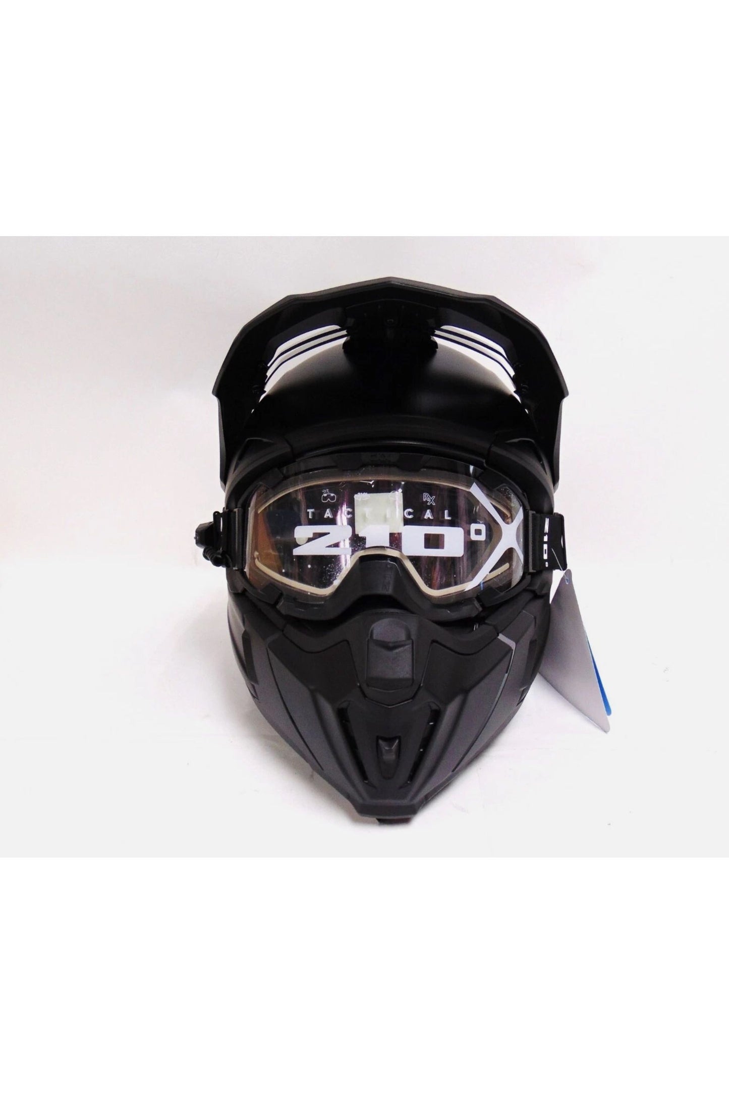 CKX Titan Original Black Matte Snowmobile Helmet Heated Goggles 50916