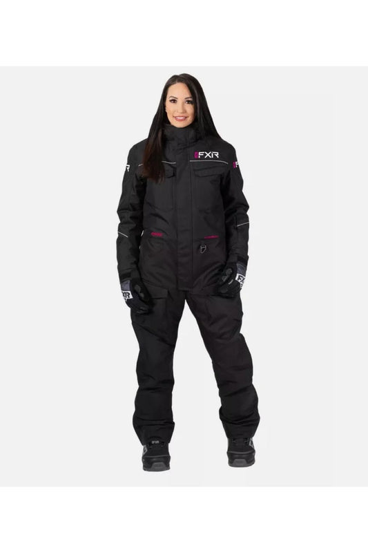 FXR Women Excursion Snowmobile Monosuit One Piece Pink 222939-1090