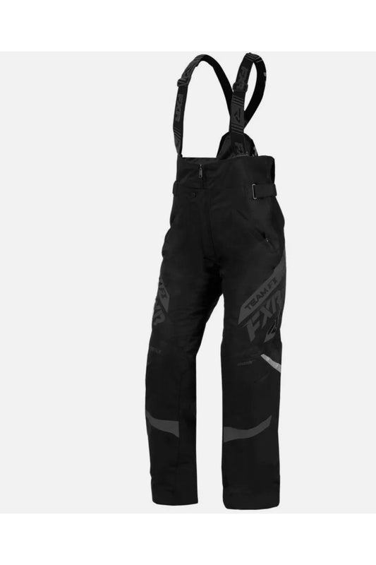 FXR Women's Team Snowmobile Bibs Black Ops 220300-1010