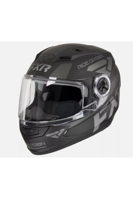 FXR Youth Nitro Core Snowmobile Full Face Helmet Black Ops 220645-1010